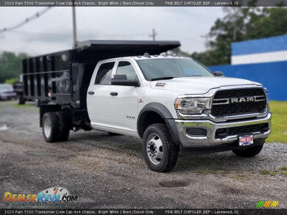 2020 Ram 5500 Tradesman Crew Cab 4x4 Chassis Bright White / Black/Diesel Gray Photo #1