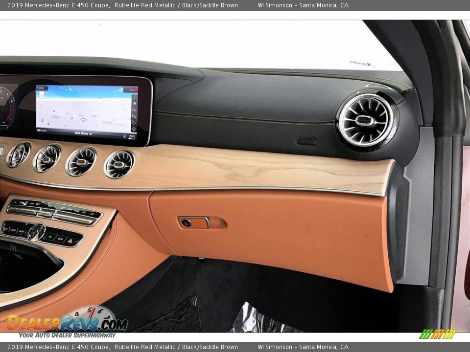 2019 Mercedes-Benz E 450 Coupe Rubellite Red Metallic / Black/Saddle Brown Photo #28