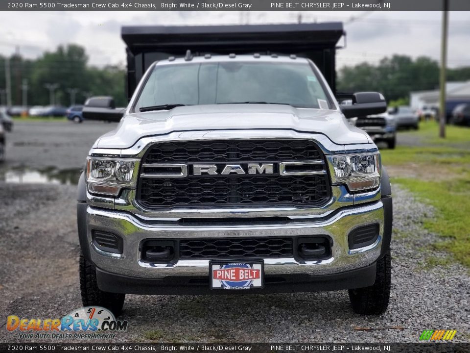 2020 Ram 5500 Tradesman Crew Cab 4x4 Chassis Bright White / Black/Diesel Gray Photo #3