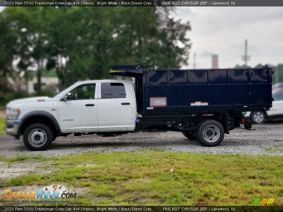 2020 Ram 5500 Tradesman Crew Cab 4x4 Chassis Bright White / Black/Diesel Gray Photo #4