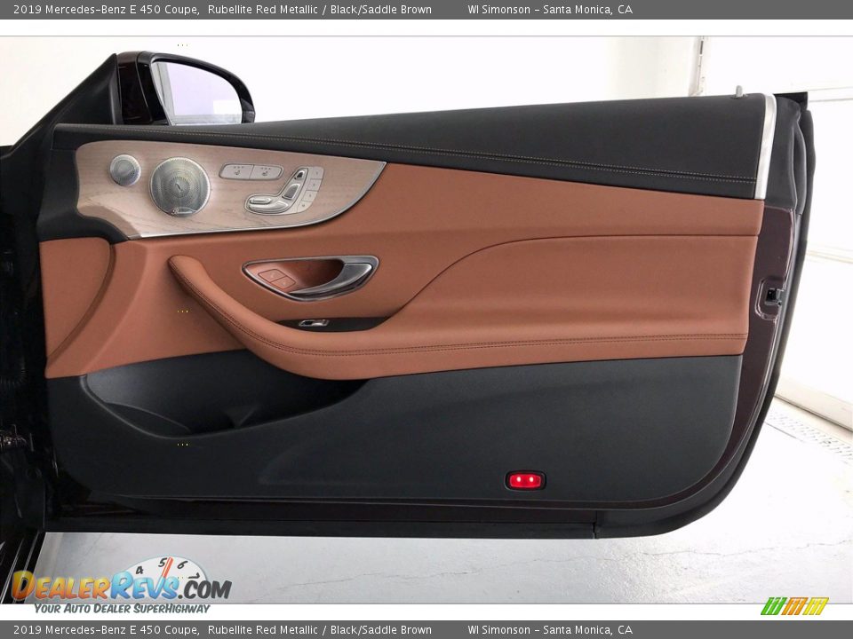 2019 Mercedes-Benz E 450 Coupe Rubellite Red Metallic / Black/Saddle Brown Photo #30