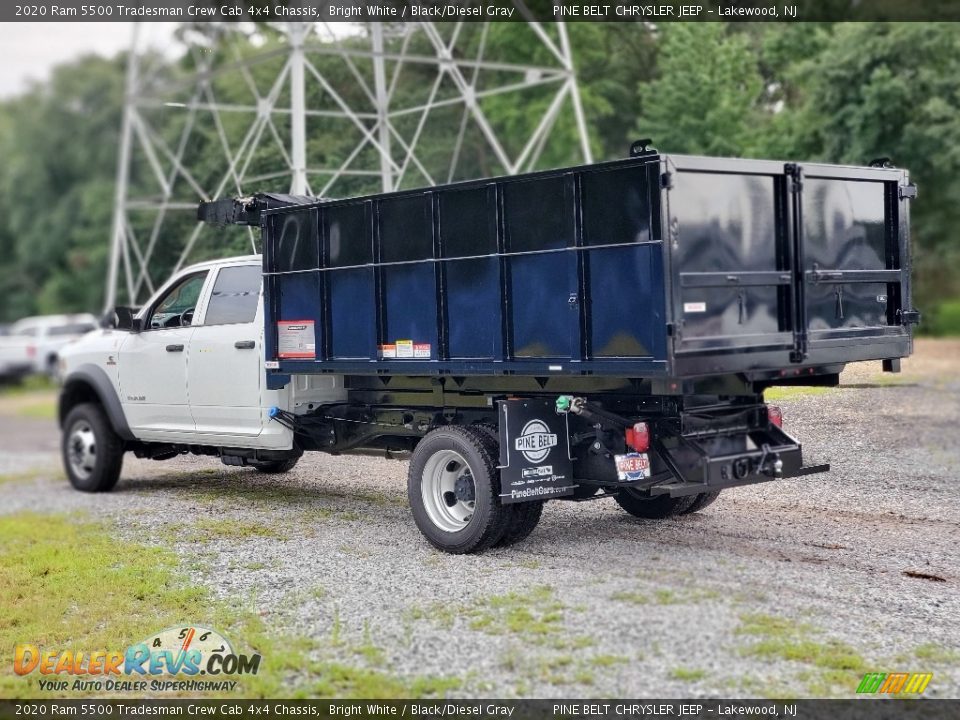 2020 Ram 5500 Tradesman Crew Cab 4x4 Chassis Bright White / Black/Diesel Gray Photo #6
