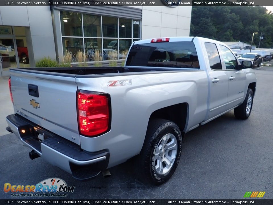 2017 Chevrolet Silverado 1500 LT Double Cab 4x4 Silver Ice Metallic / Dark Ash/Jet Black Photo #2