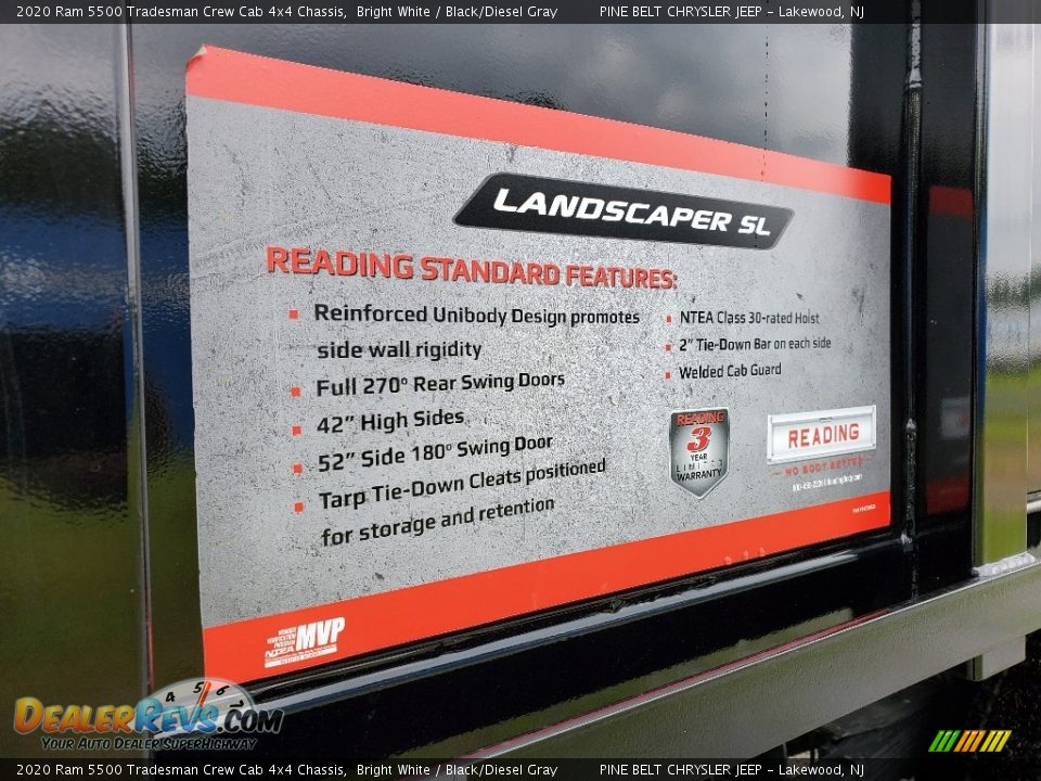 2020 Ram 5500 Tradesman Crew Cab 4x4 Chassis Bright White / Black/Diesel Gray Photo #10
