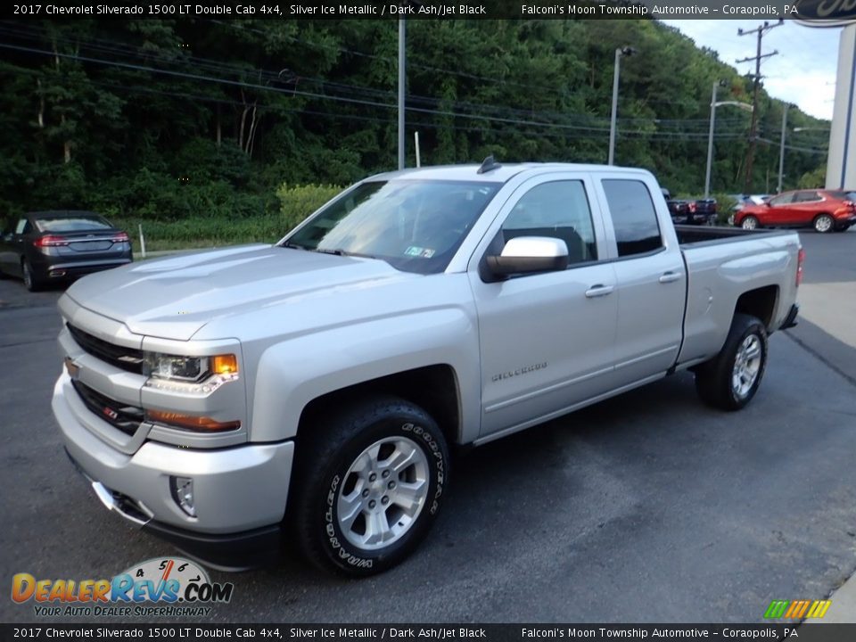 2017 Chevrolet Silverado 1500 LT Double Cab 4x4 Silver Ice Metallic / Dark Ash/Jet Black Photo #6