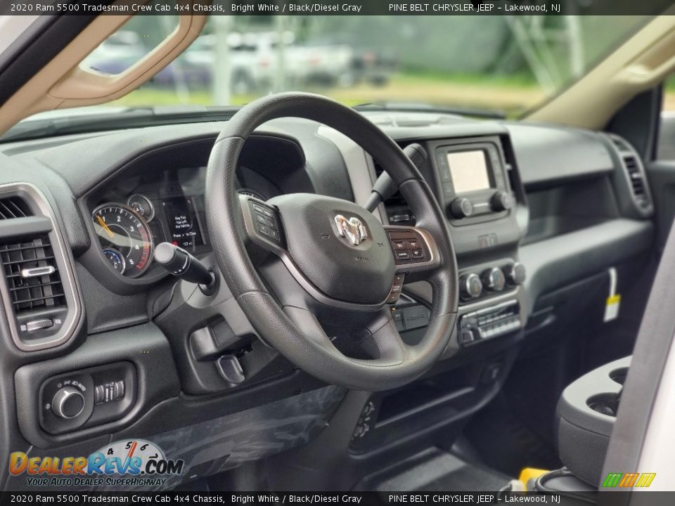 2020 Ram 5500 Tradesman Crew Cab 4x4 Chassis Bright White / Black/Diesel Gray Photo #13