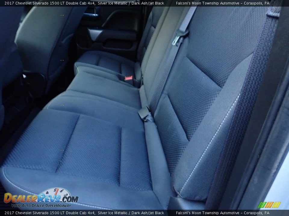 2017 Chevrolet Silverado 1500 LT Double Cab 4x4 Silver Ice Metallic / Dark Ash/Jet Black Photo #17