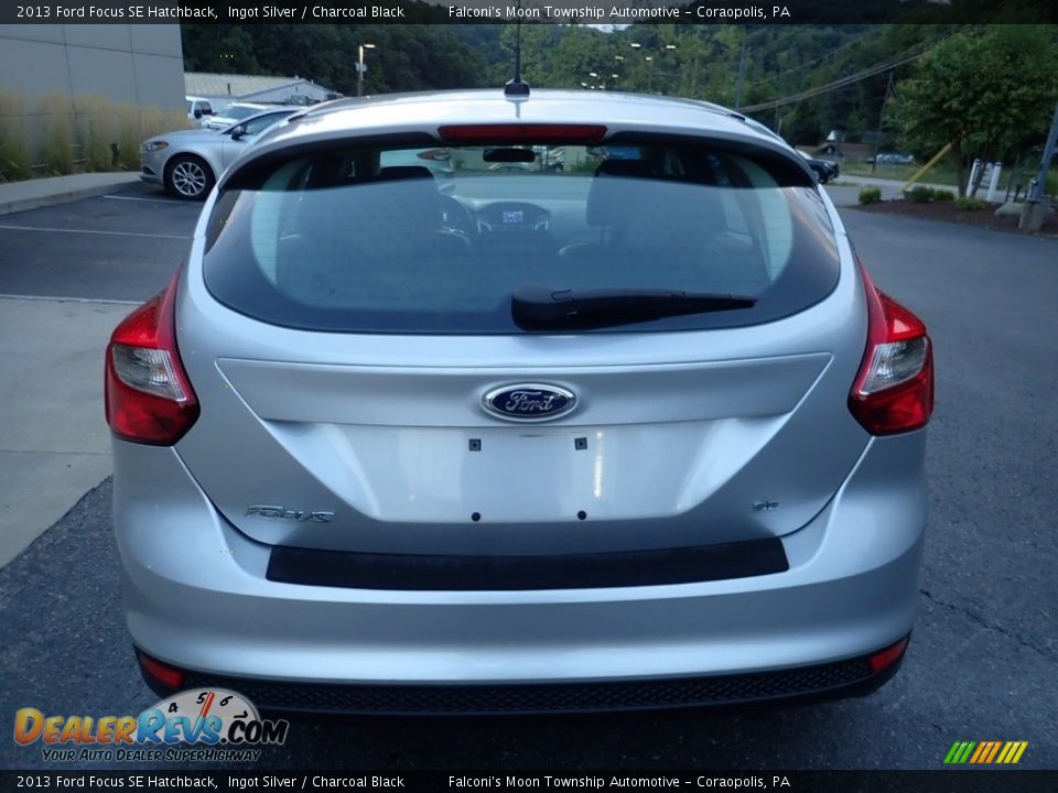 2013 Ford Focus SE Hatchback Ingot Silver / Charcoal Black Photo #3