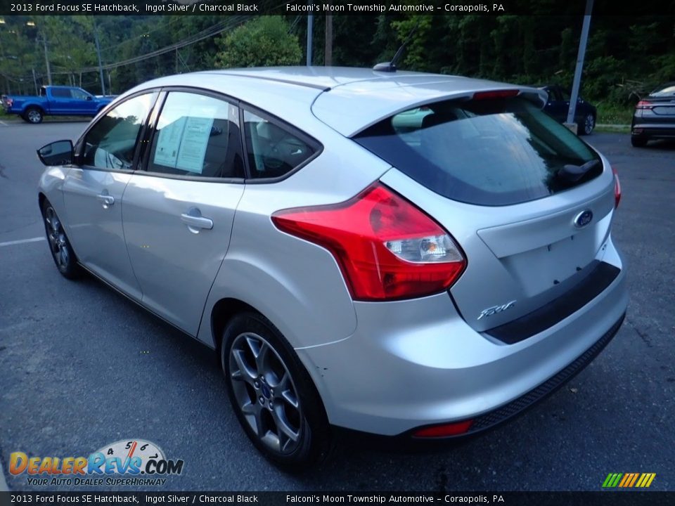 2013 Ford Focus SE Hatchback Ingot Silver / Charcoal Black Photo #5