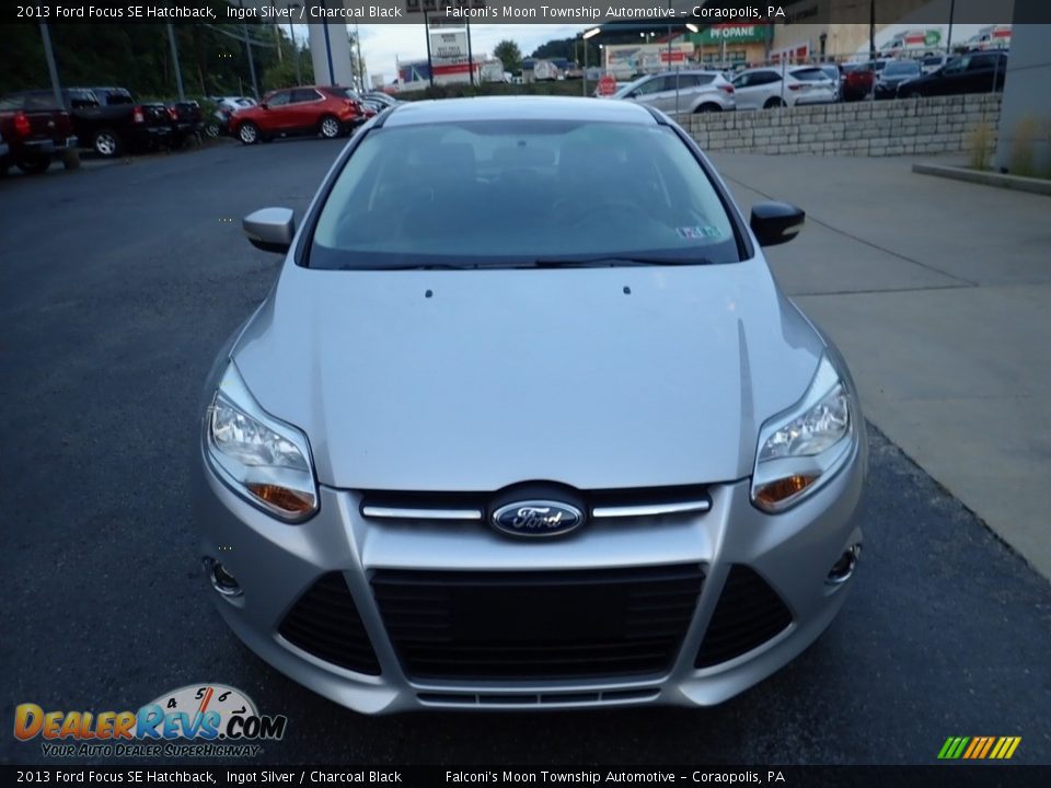 2013 Ford Focus SE Hatchback Ingot Silver / Charcoal Black Photo #8