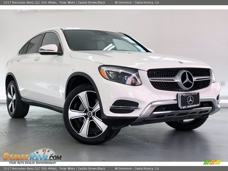 2017 Mercedes-Benz GLC 300 4Matic Polar White / Saddle Brown/Black Photo #34