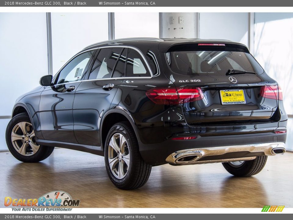 2018 Mercedes-Benz GLC 300 Black / Black Photo #3