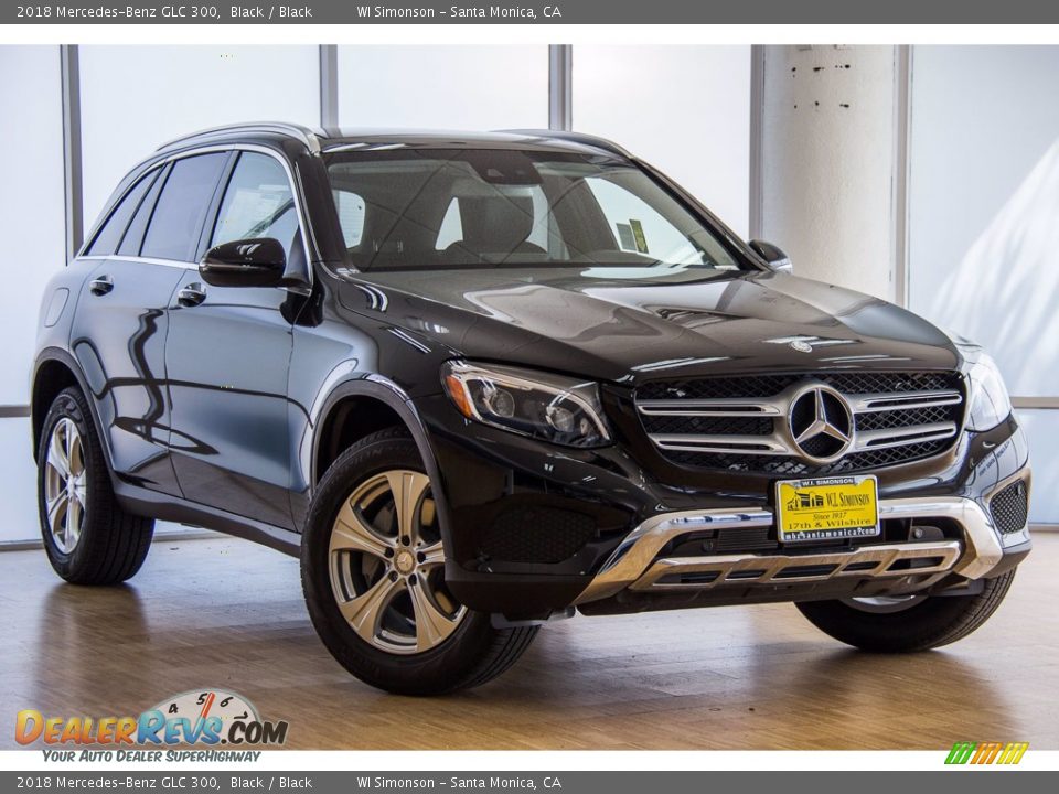 2018 Mercedes-Benz GLC 300 Black / Black Photo #12