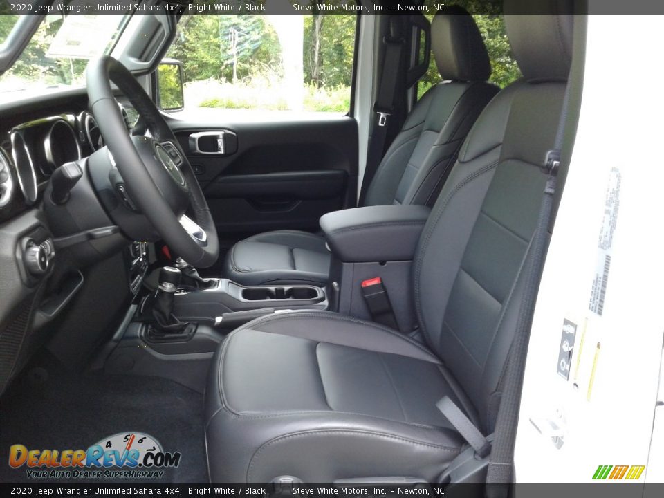 2020 Jeep Wrangler Unlimited Sahara 4x4 Bright White / Black Photo #11