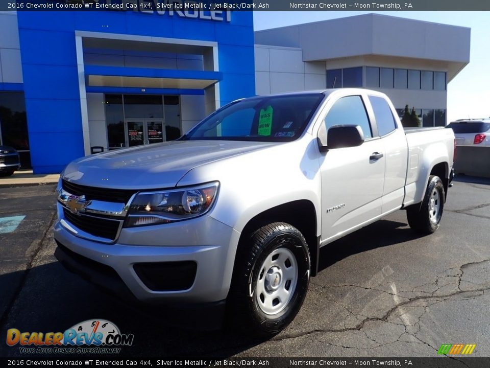 2016 Chevrolet Colorado WT Extended Cab 4x4 Silver Ice Metallic / Jet Black/Dark Ash Photo #2