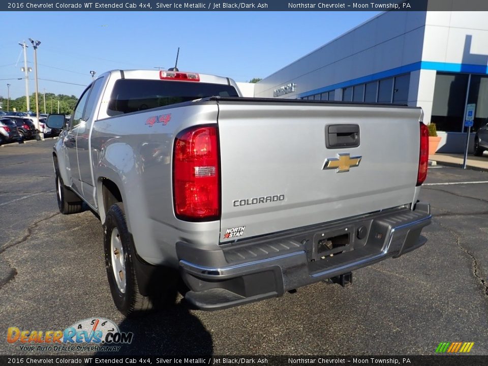 2016 Chevrolet Colorado WT Extended Cab 4x4 Silver Ice Metallic / Jet Black/Dark Ash Photo #5