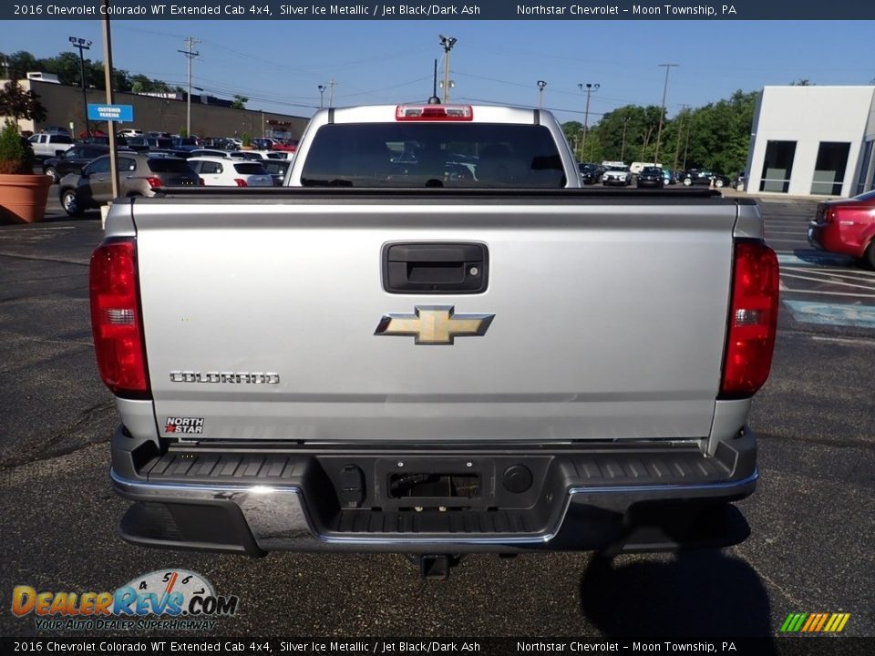 2016 Chevrolet Colorado WT Extended Cab 4x4 Silver Ice Metallic / Jet Black/Dark Ash Photo #6