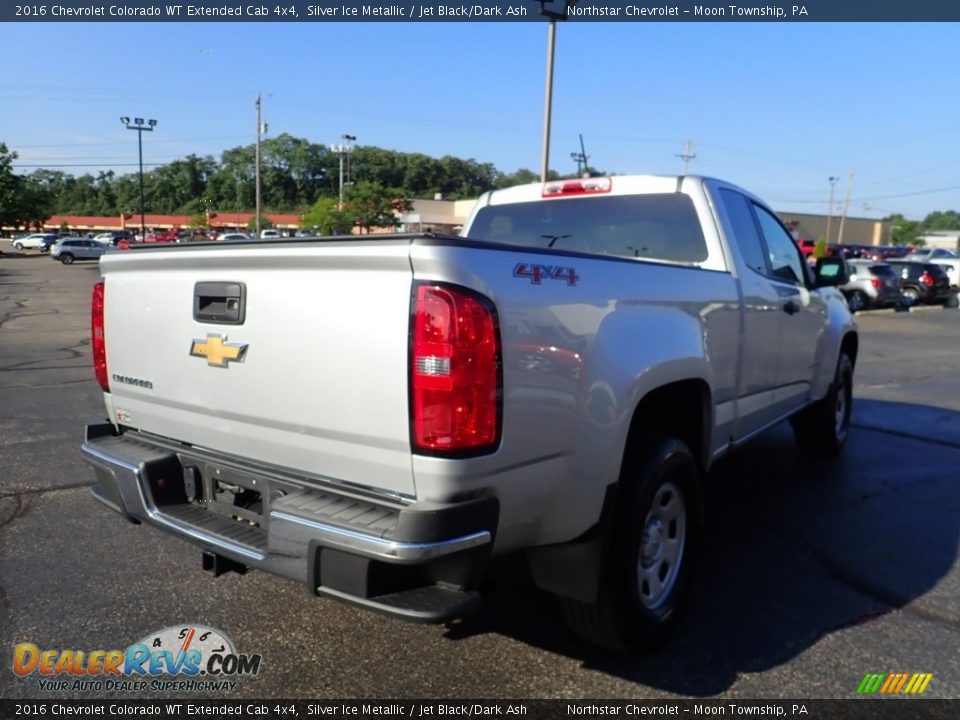 2016 Chevrolet Colorado WT Extended Cab 4x4 Silver Ice Metallic / Jet Black/Dark Ash Photo #7