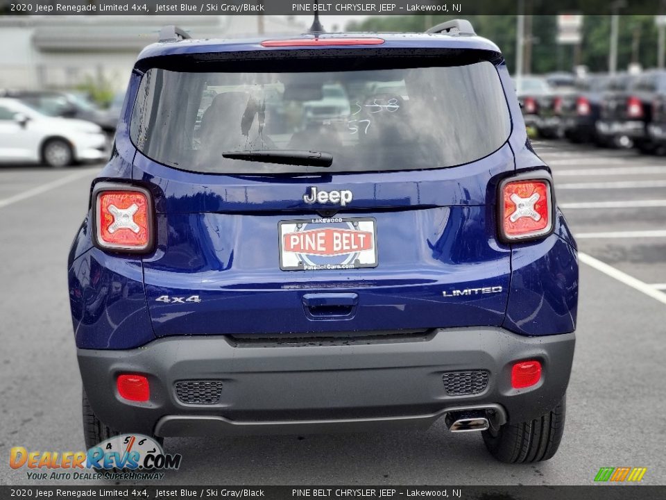 2020 Jeep Renegade Limited 4x4 Jetset Blue / Ski Gray/Black Photo #7