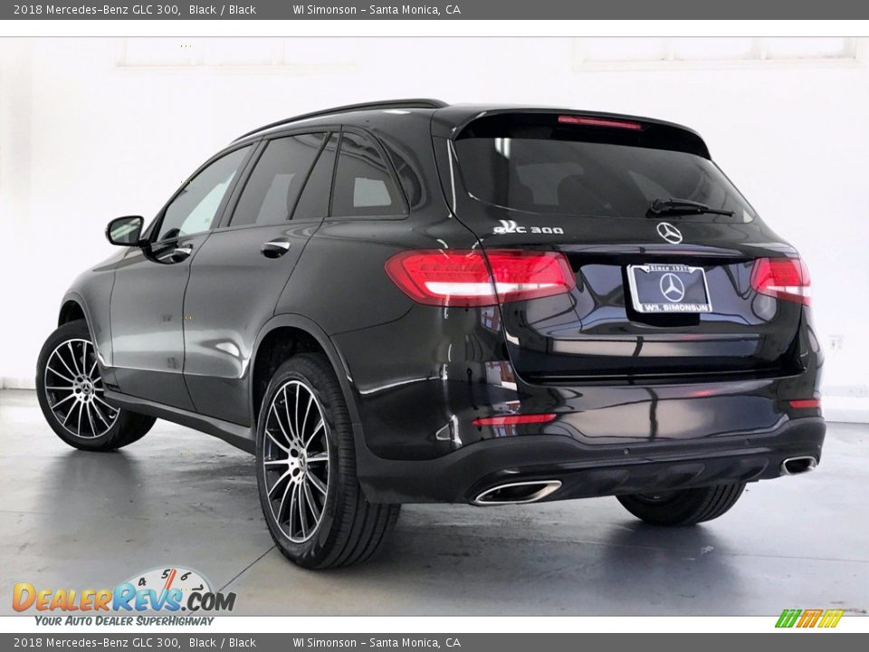 2018 Mercedes-Benz GLC 300 Black / Black Photo #10