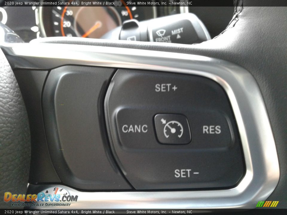 2020 Jeep Wrangler Unlimited Sahara 4x4 Bright White / Black Photo #20