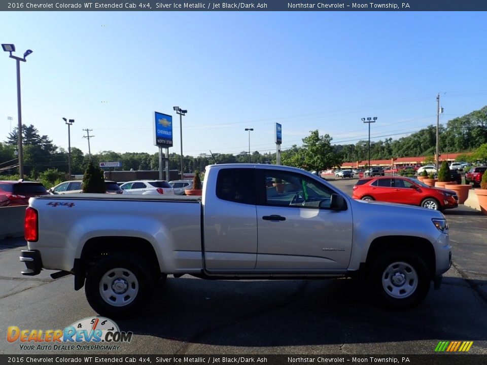 2016 Chevrolet Colorado WT Extended Cab 4x4 Silver Ice Metallic / Jet Black/Dark Ash Photo #9