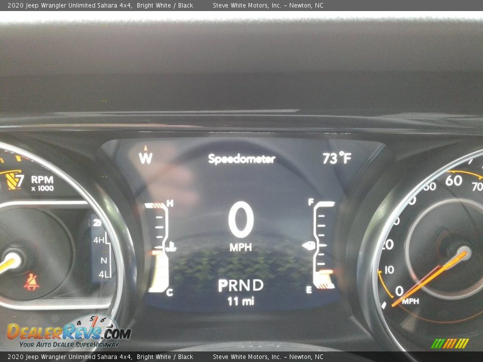 2020 Jeep Wrangler Unlimited Sahara 4x4 Bright White / Black Photo #21