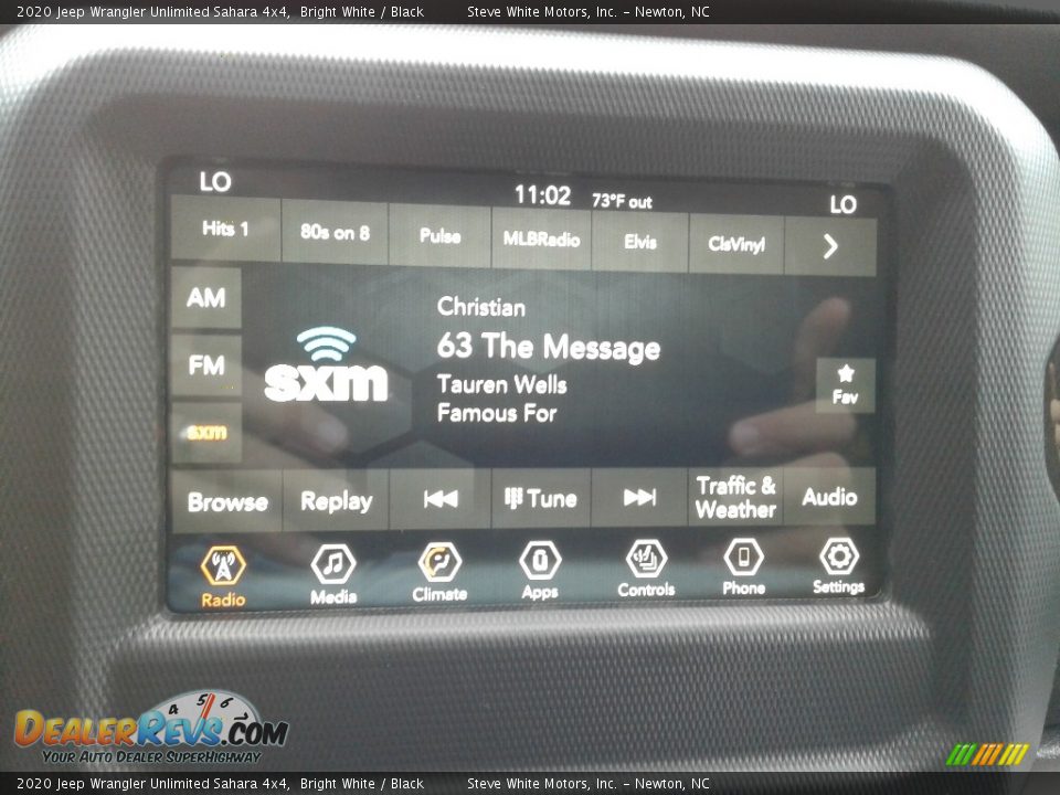 2020 Jeep Wrangler Unlimited Sahara 4x4 Bright White / Black Photo #22