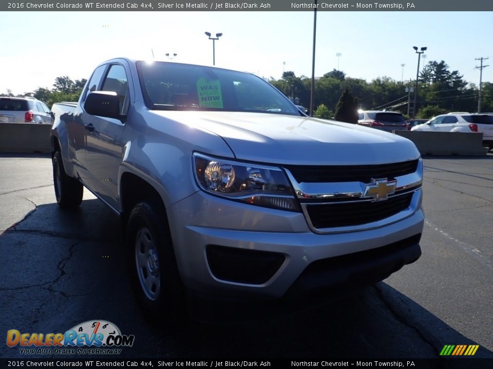 2016 Chevrolet Colorado WT Extended Cab 4x4 Silver Ice Metallic / Jet Black/Dark Ash Photo #11