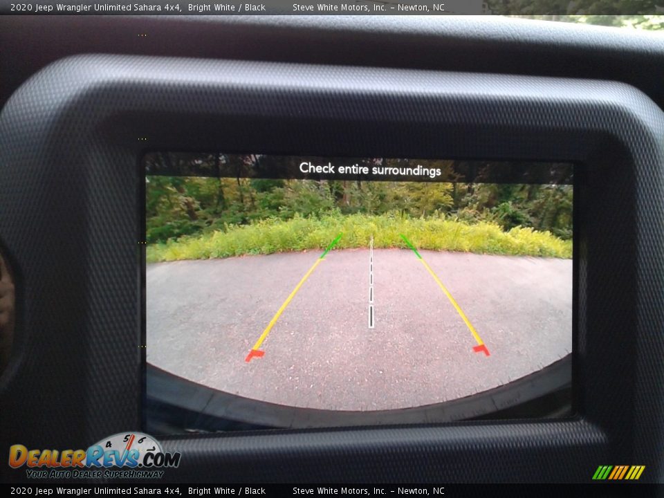 2020 Jeep Wrangler Unlimited Sahara 4x4 Bright White / Black Photo #24