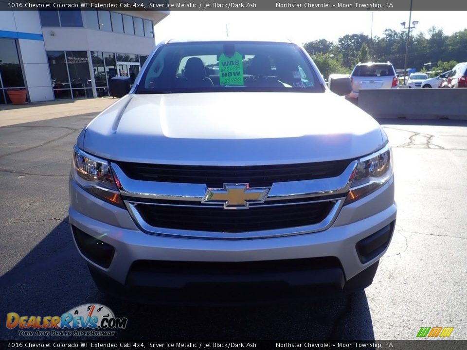 2016 Chevrolet Colorado WT Extended Cab 4x4 Silver Ice Metallic / Jet Black/Dark Ash Photo #12