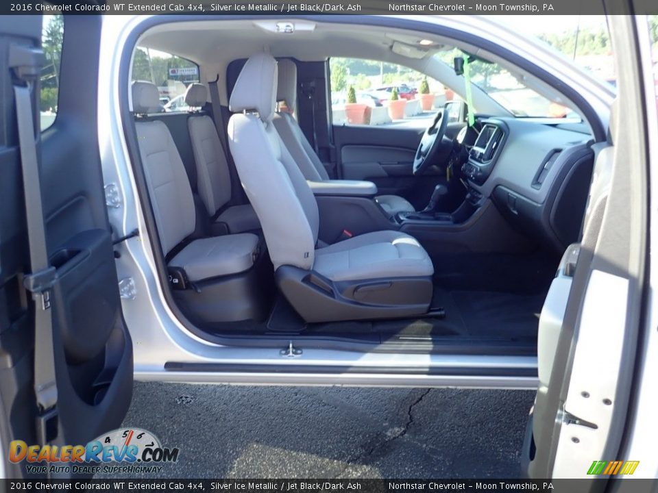 Jet Black/Dark Ash Interior - 2016 Chevrolet Colorado WT Extended Cab 4x4 Photo #18