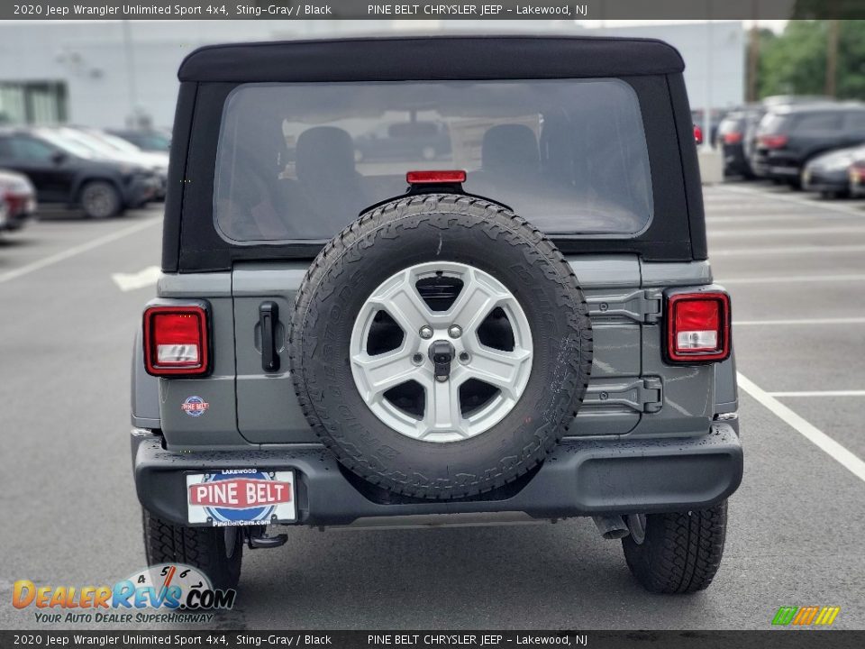 2020 Jeep Wrangler Unlimited Sport 4x4 Sting-Gray / Black Photo #7