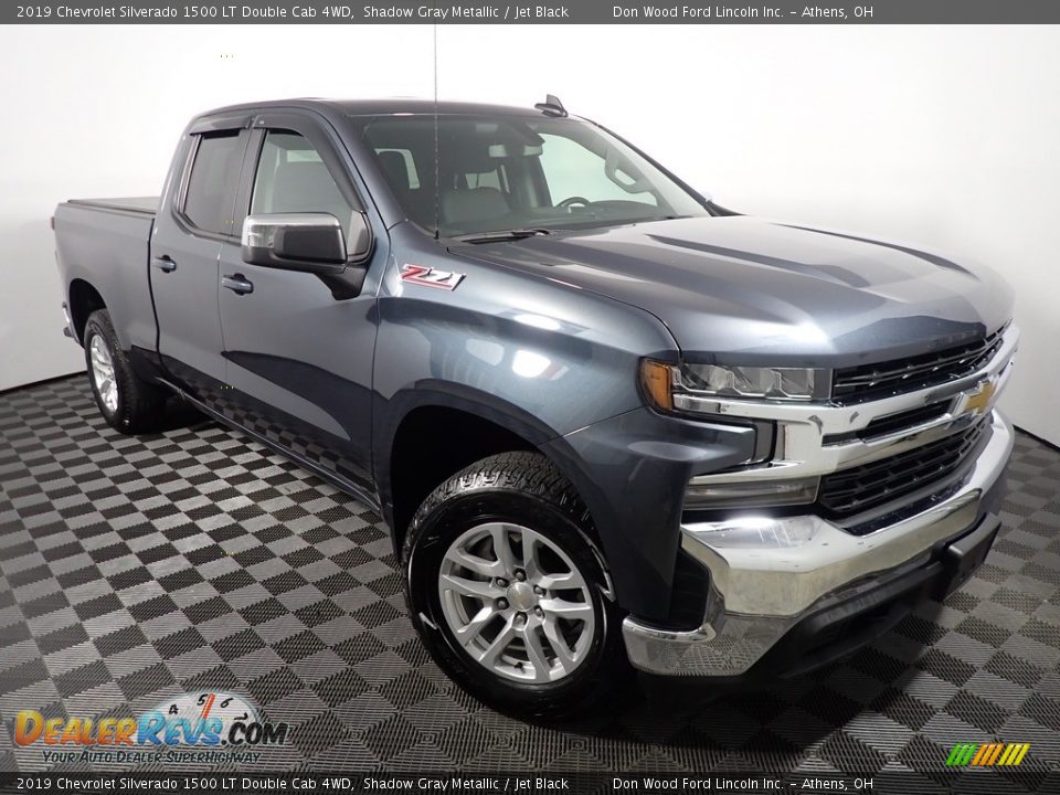 2019 Chevrolet Silverado 1500 LT Double Cab 4WD Shadow Gray Metallic / Jet Black Photo #3