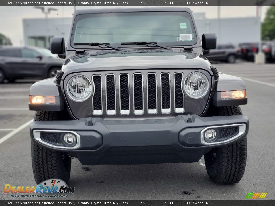 2020 Jeep Wrangler Unlimited Sahara 4x4 Granite Crystal Metallic / Black Photo #3