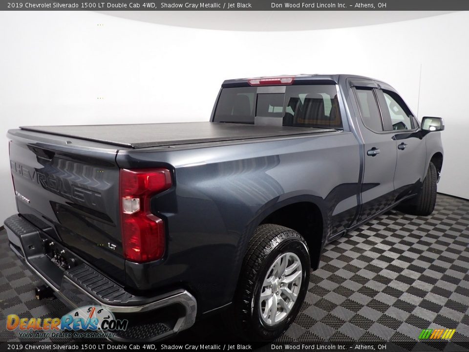 2019 Chevrolet Silverado 1500 LT Double Cab 4WD Shadow Gray Metallic / Jet Black Photo #6