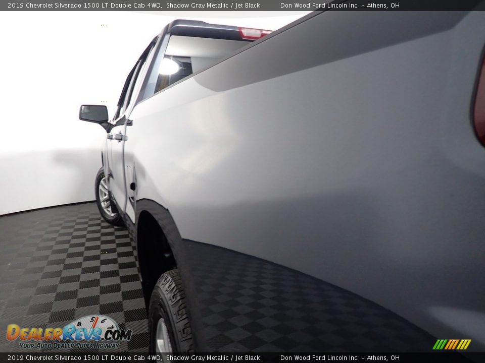 2019 Chevrolet Silverado 1500 LT Double Cab 4WD Shadow Gray Metallic / Jet Black Photo #7