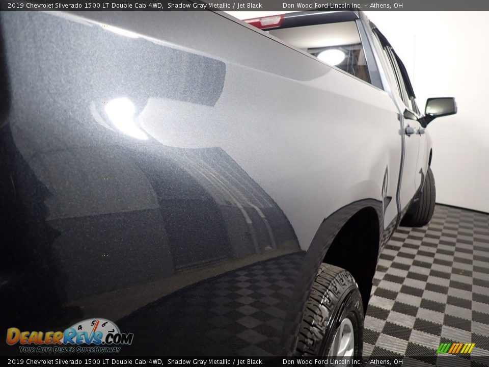 2019 Chevrolet Silverado 1500 LT Double Cab 4WD Shadow Gray Metallic / Jet Black Photo #8