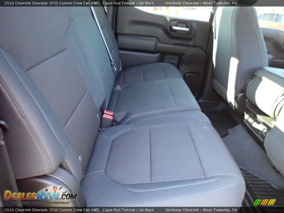 2019 Chevrolet Silverado 1500 Custom Crew Cab 4WD Cajun Red Tintcoat / Jet Black Photo #17