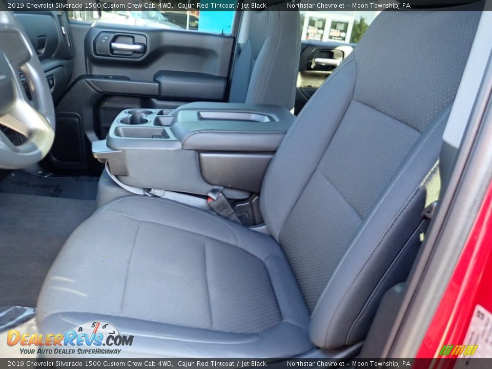 2019 Chevrolet Silverado 1500 Custom Crew Cab 4WD Cajun Red Tintcoat / Jet Black Photo #19