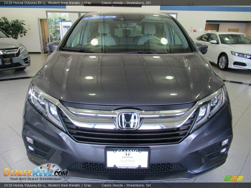 2018 Honda Odyssey EX-L Modern Steel Metallic / Gray Photo #2