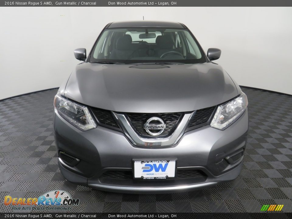 2016 Nissan Rogue S AWD Gun Metallic / Charcoal Photo #5