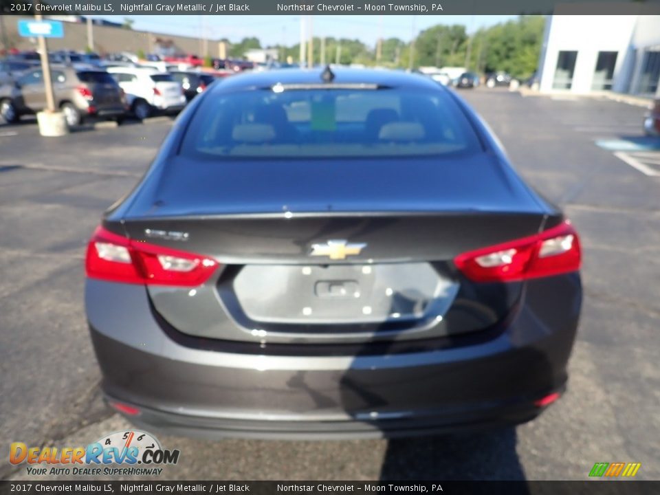 2017 Chevrolet Malibu LS Nightfall Gray Metallic / Jet Black Photo #6