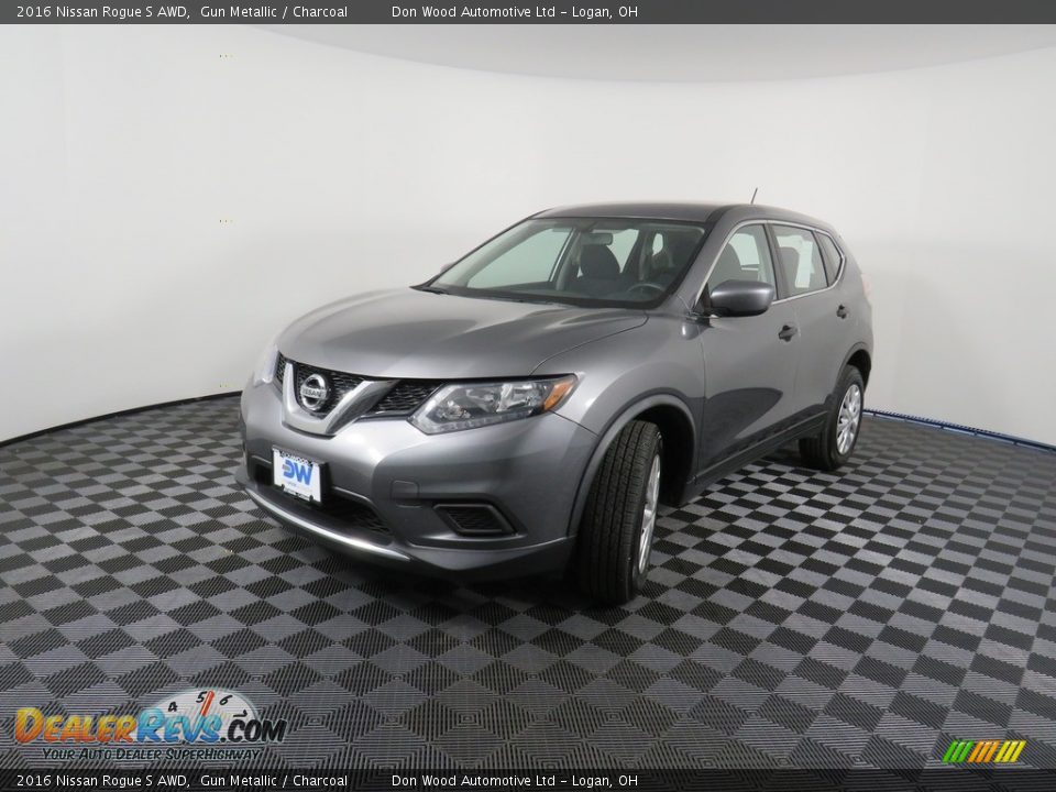 2016 Nissan Rogue S AWD Gun Metallic / Charcoal Photo #8