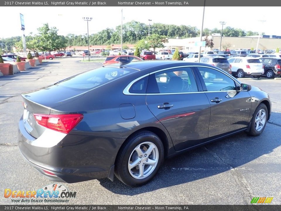 2017 Chevrolet Malibu LS Nightfall Gray Metallic / Jet Black Photo #9