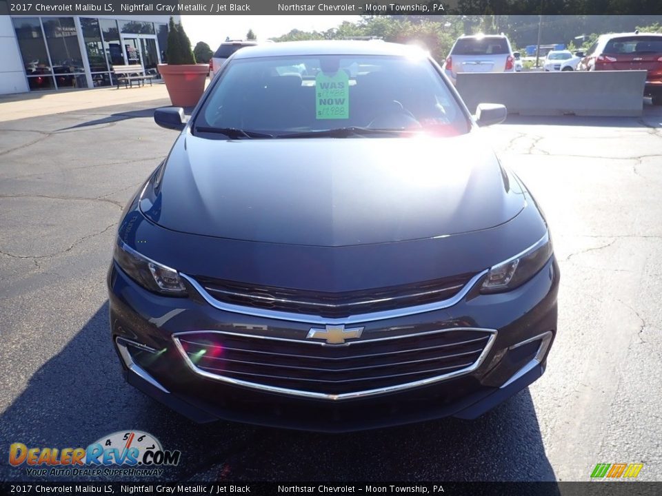 2017 Chevrolet Malibu LS Nightfall Gray Metallic / Jet Black Photo #13