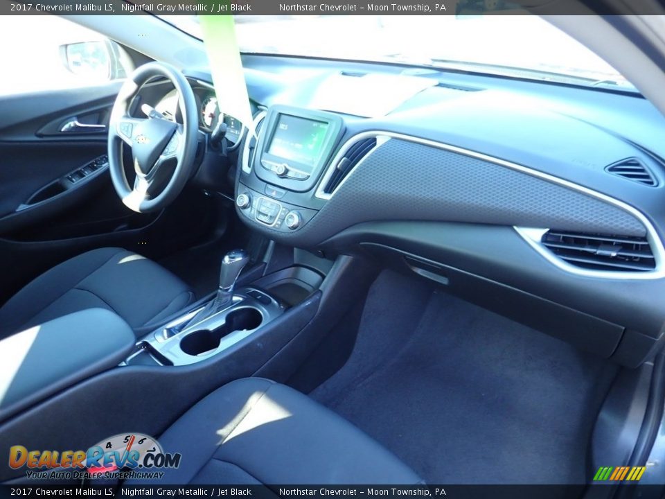 2017 Chevrolet Malibu LS Nightfall Gray Metallic / Jet Black Photo #16