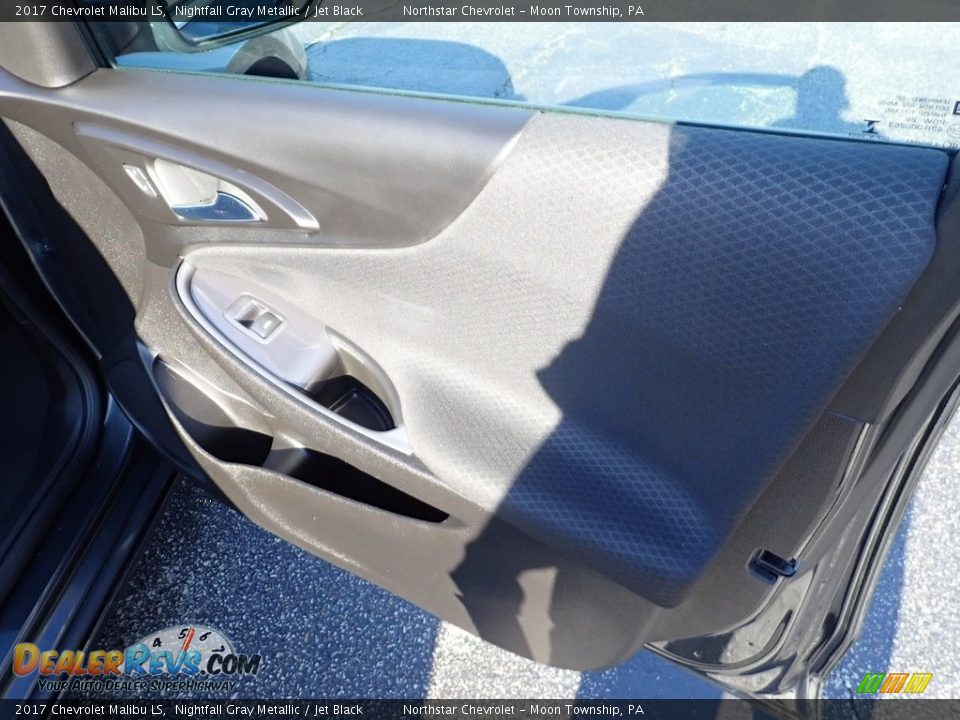 2017 Chevrolet Malibu LS Nightfall Gray Metallic / Jet Black Photo #17