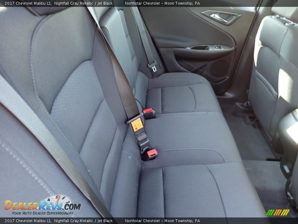 2017 Chevrolet Malibu LS Nightfall Gray Metallic / Jet Black Photo #18