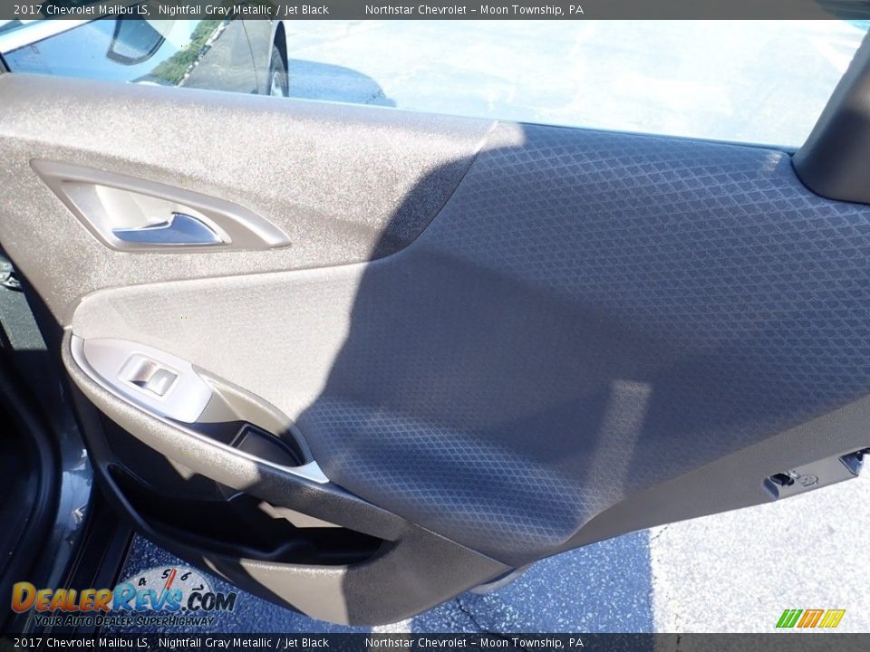 2017 Chevrolet Malibu LS Nightfall Gray Metallic / Jet Black Photo #19